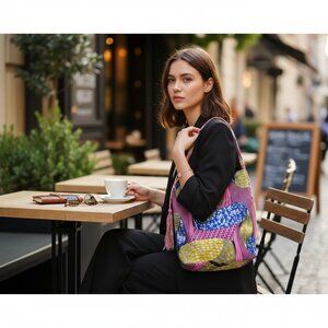 Handmade Ankara tote bag from Africa